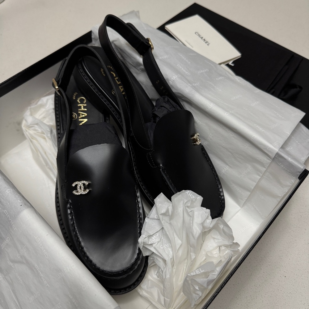 Chanel Slingback Loafers | NIB | Size 38.5C - Picture 6 of 12